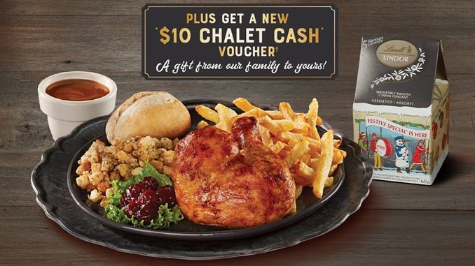 Swiss Chalet Launches 2020 Festive Holiday Menu