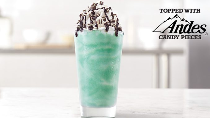 Arby’s Canada Brings Back The Mint Chocolate Shake