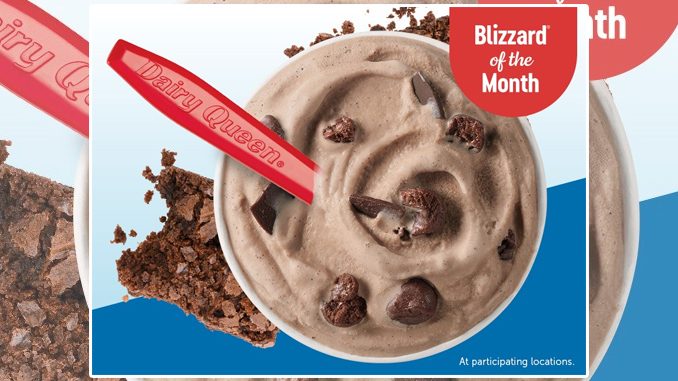 Dairy Queen Canada Welcomes Back The Brownie Dough Blizzard