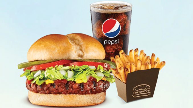 Harvey’s Offers $7.49 Plant-Based Lightlife Burger Combo Deal On Mondays