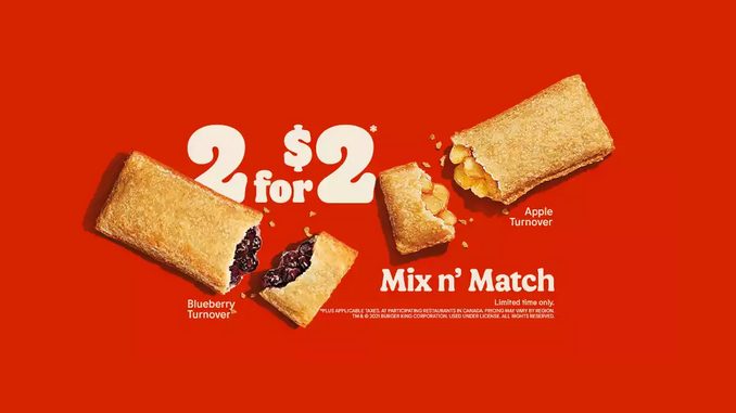 Burger King Canada Introduces New Blueberry Turnover