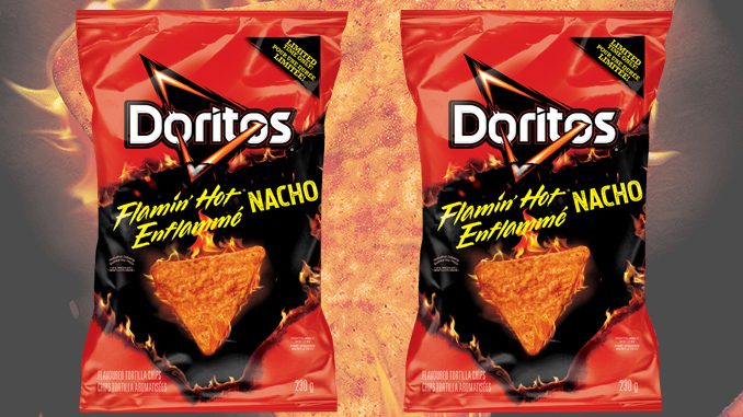Doritos Flamin’ Hot Nacho Tortilla Chips Return To Canada For A Limited Time