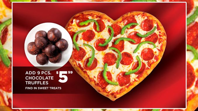 Pizza Pizza Brings Back Heart Pizza For 2021 Valentine’s Day Season