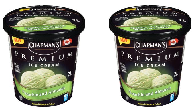 Chapman’s Introduces New Pistachio And Almonds Ice Cream