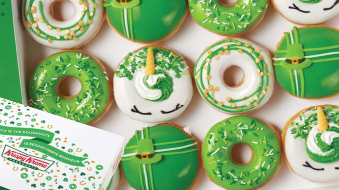 Krispy Kreme Canada Offers New Luck O’ The Doughnuts Collection Through March 17, 2021