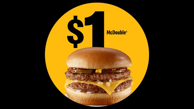 McDonald’s Canada Offers $1 McDouble Deal On April 29, 2021