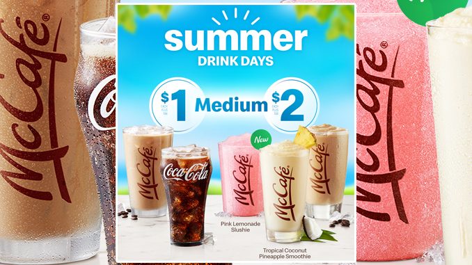 Summer Drink Days Are Back At McDonald’s For 2021