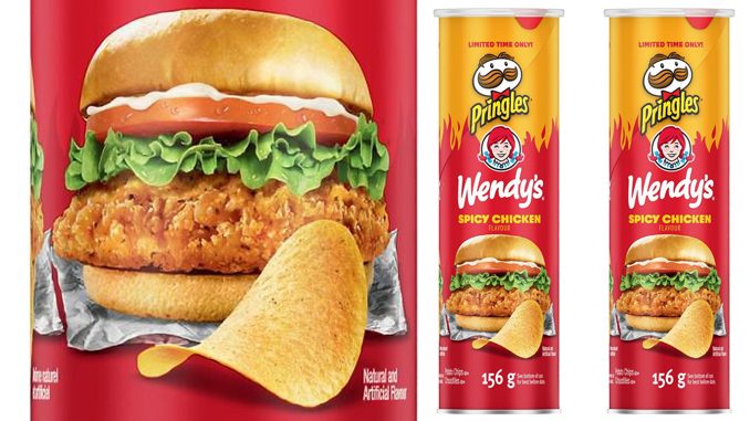 Pringles Just Dropped New Wendy’s Spicy Chicken Flavour Chips In Canada