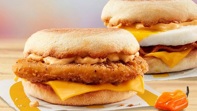 McDonald’s Canada Adds New Spicy Habanero Chicken McMuffin And New Spicy Habanero Bacon 'N Egg McMuffin