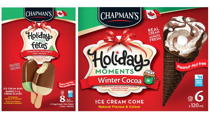 Chapman’s Launches 2021 Holiday-Inspired Ice Cream Treats