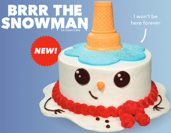 Brrr Snowman Cake