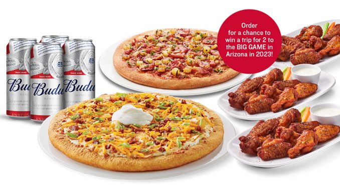 Boston Pizza Puts Together New Budweiser Playoff Meal Deal With A Chance To Win Tickets To Super Bowl LVII In Arizona In 2023