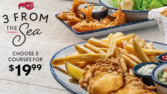Red Lobster Canada Launches New 3 From The Sea