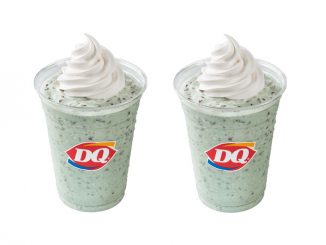 Dairy Queen Canada Brings Back The Mint Chip Shake
