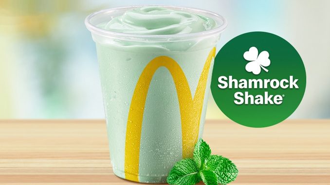 McDonald’s Canada Brings Back The Shamrock Shake