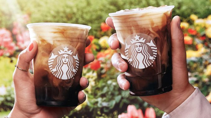 Starbucks Canada Pours New Iced Toasted Vanilla Oat Shaken Espresso