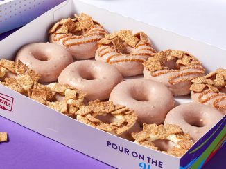 Krispy Kreme Canada Adds New Cinnamon Milk Glazed Doughnuts