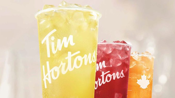 Tim Hortons Introduces New Passionfruit Tea Lemonade Quencher