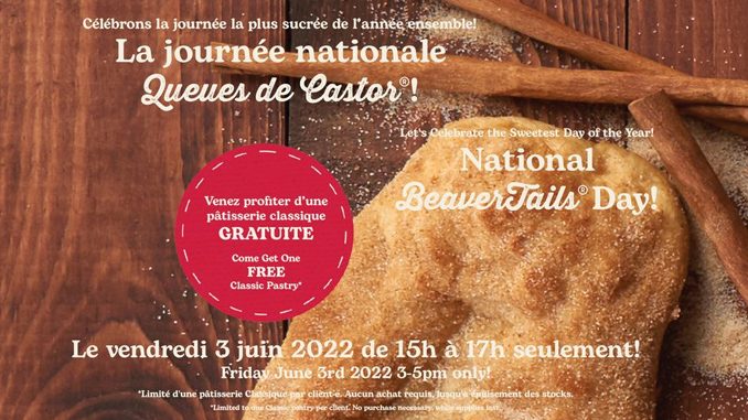 BeaverTails Is Giving Away Free BeaverTails Pastries On June 3, 2022