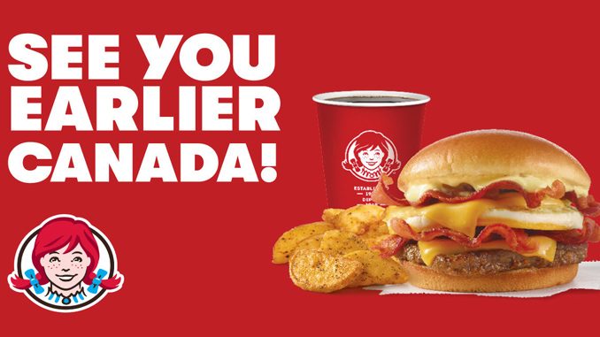 Free Coffee At Wendy’s Canada In Celebration Of New Breakfast Menu Through May 29, 2022