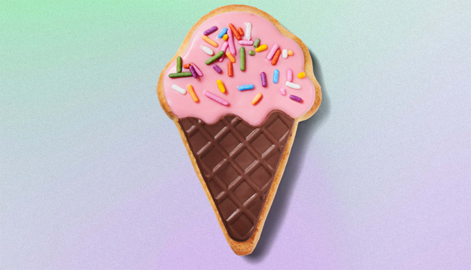 Ice Cream Cone Sugar Cookie