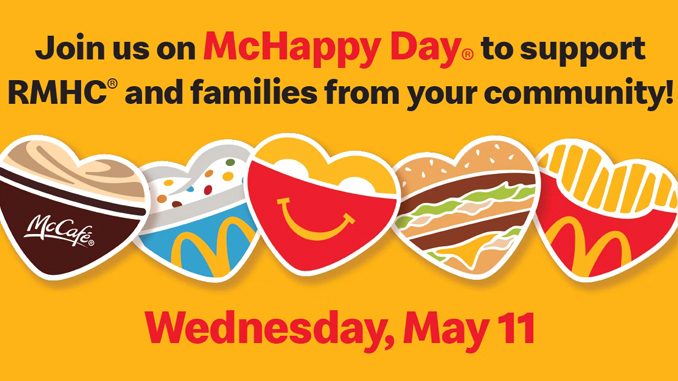 It’s 'McHappy Day' At McDonald’s Canada Today