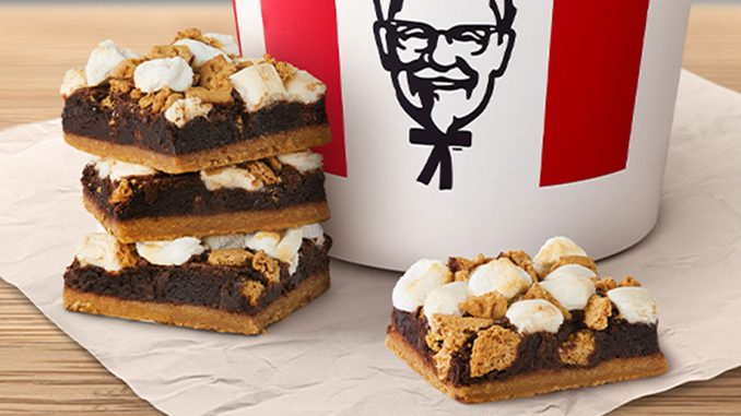 KFC Canada Offers 4 Free S’mores Brownies With Any Online Order Over $35 Through June 19, 2022