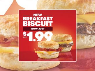 Wendy’s Canada Offers $1.99 Breakfast Biscuit Deal