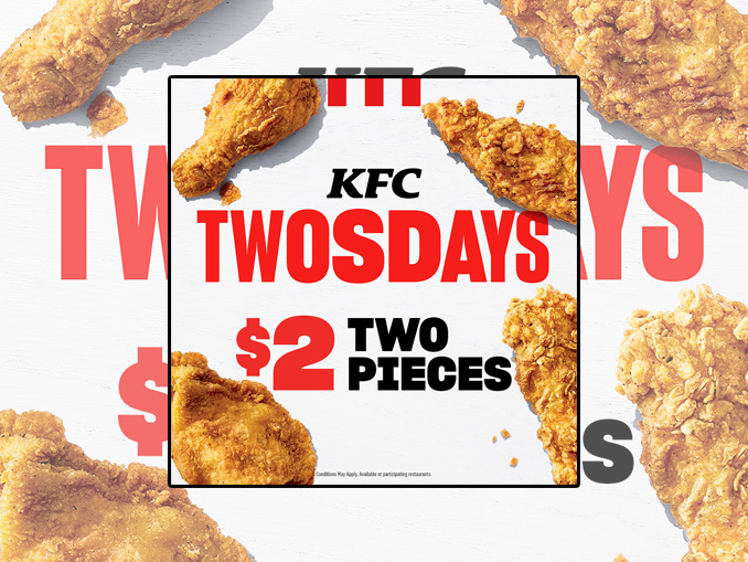 KFC Canada Launches New Twosdays 2 Deal In Calgary Every Tuesday