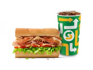 Buy A 6-Inch Sub And Drink, Get A 6-Inch Sub For $1 At Subway Canada Through October 16, 2022