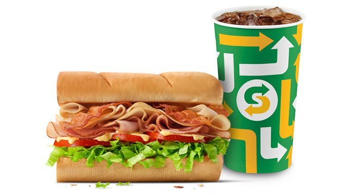 Buy A 6-Inch Sub And Drink, Get A 6-Inch Sub For $1 At Subway Canada Through October 16, 2022