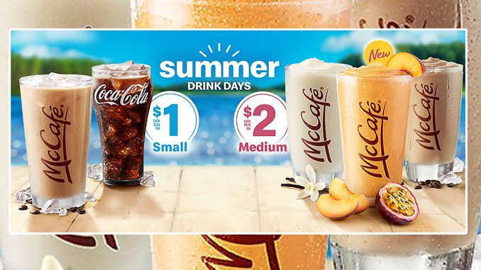 McDonald’s Canada Extends Summer Drink Days To September 26, 2022