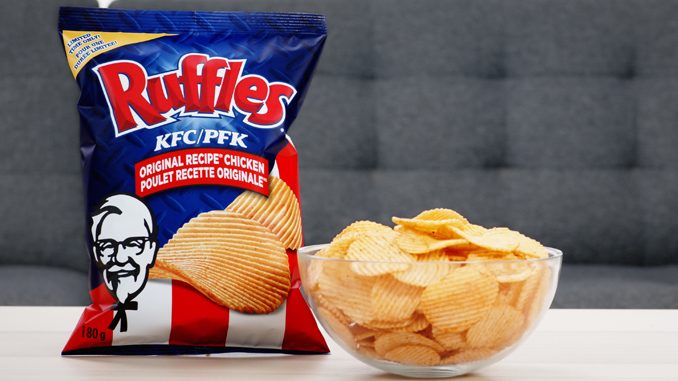 New Ruffles KFC Original Recipe Chicken Flavoured Potato Chips Now Available In Canada