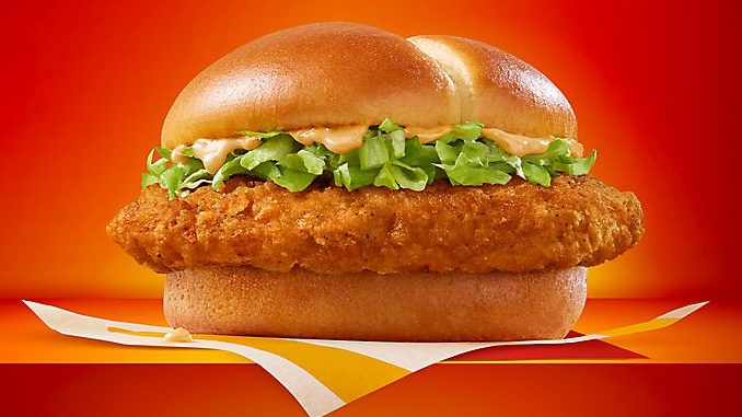 McDonald’s Canada Adds New Spicy McCrispy Chicken Sandwich