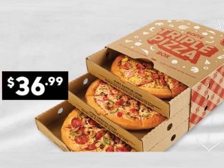 Pizza Hut Canada Offers New Triple Pizza Box