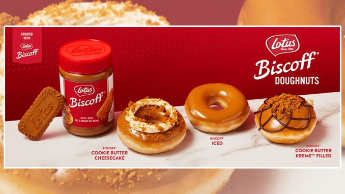 Krispy Kreme Canada Introduces New Biscoff Doughnuts
