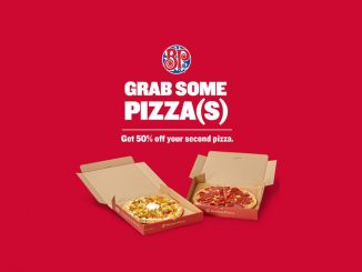Boston Pizza Offers Buy One Pizza, Get One For Half Price Deal