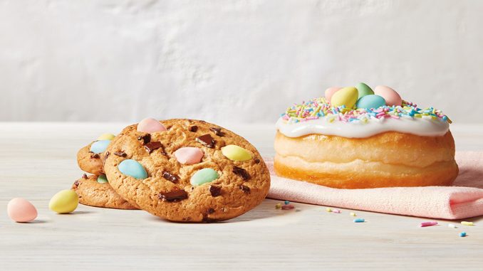 Tim Hortons Adds New Cadbury Mini Eggs Cookie Alongside Returning Cadbury Mini Eggs Dream Donut