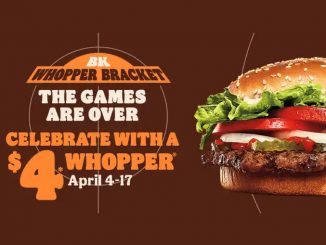 Burger King Canada Offers $4 Whopper Deal In The App Through April 17, 2023