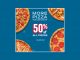 Domino’s Canada Offers 50% Off Al Pizzas Ordered Online Through April 30, 2023
