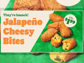 Jalapeño Cheesy Bites Return To Burger King Canada