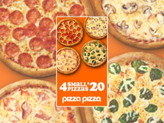 Pizza Pizza Offers 4 Small Pizzas For $20 On April 20, 2023