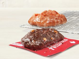 Tim Hortons Announces The Return Of The Walnut Crunch And Cherry Stick Donuts Starting May 31, 2023