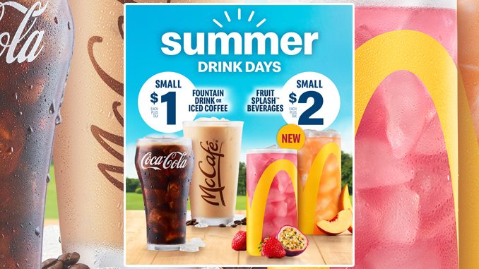 McDonald’s Canada Launches 2023 Summer Drink Days