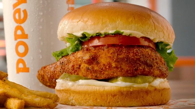 Popeyes Canada Brings Back Blackened Chicken Sandwich Permanently
