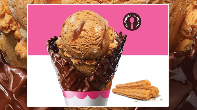 Baskin-Robbins Canada Launches New Churro Dulce de Leche Ice Cream For July 2023