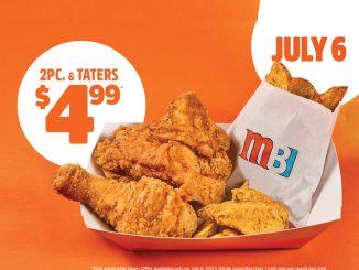 Mary Brown’s Offers $4.99 2 Piece Chicken & Taters Deal On July 6, 2023