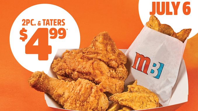 Mary Brown’s Offers $4.99 2 Piece Chicken & Taters Deal On July 6, 2023