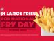 Wendy’s Canada Offers $1 Large Fry Deal In The App Through July 16, 2023