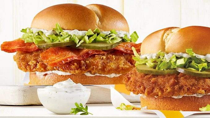 McDonald’s Canada Adds New Ranch McCrispy Sandwiches